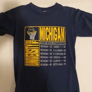 1989 lol Michigan Men’s Basketballl tournament